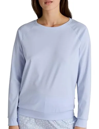 CALIDA Favourites Langarmshirt Damen - Tops, T-Shirts & Blusen für Damen, aus 100% weicher Baumwolle, pflegeleicht und mit soften Bündchen für maximalen Komfort und lässigen Style.