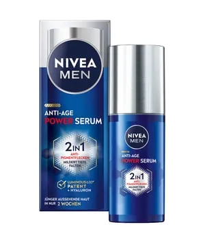NIVEA MEN Anti Age Serum Luminous Power, 30 ml - Tagespflege für Männer mit innovativer Anti-Aging-Formel, sorgt für strahlende Haut und reduziert sichtbare Zeichen der Hautalterung.