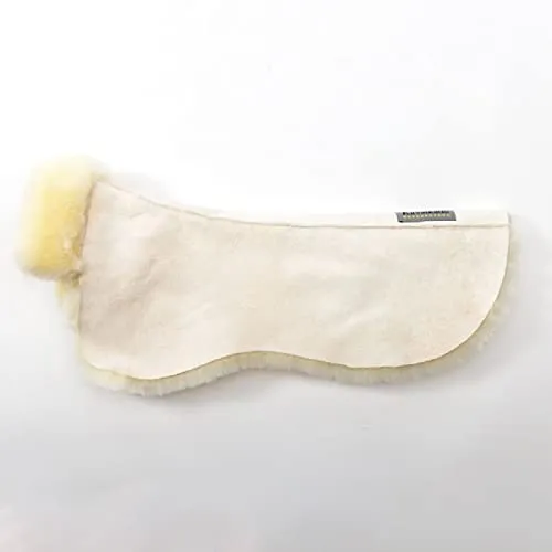 Sattelunterlage Lammfell "Pure" – Hochwertige Polsterung für optimalen Komfort - Pads & Gel-Unterlagen für Reitsättel, bietet hervorragende Druckverteilung und ist ideal für empfindliche Pferderücken.