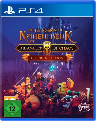 The Dungeon of Naheulbeuk: The Amulet of Chaos - Chicken Edition - PS4 - RPG für PS4 mit humorvollem Gameplay und strategischen Kämpfen, perfekt für Fans von Rollenspielen.