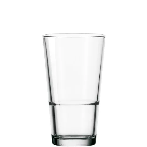 Leonardo Stapelbecher 240ml - Event Glas klar - Klarer Stapelbecher mit 240ml, ideal für Events. Kompakt und stapelbar, passt perfekt in jede Hand und sorgt für stilvolles Trinken.
