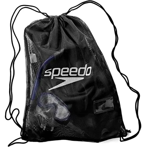 Speedo Tasche Rucksack Equip Mesh Bag, schwarz, 35 liters, 8074070001
