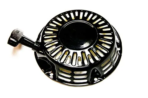 HOLZER Seilzugstarter für 5,5PS - 6,5PS Benzinmotoren Seilzug Starter Reversierstarter Handstarter Recoil/Schwarz