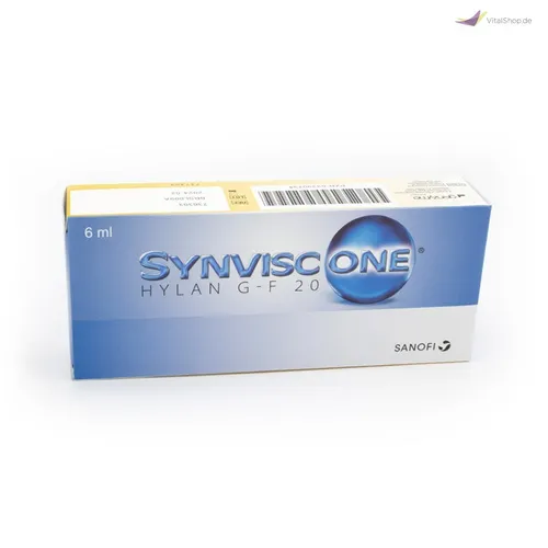 SYNVISC One Spritzampullen 1 St - Hochwertige Injektion mit 6ml Gel für die gezielte Unterstützung der Gelenkpflege. Ideal für den professionellen Einsatz.