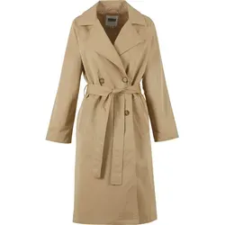 URBAN CLASSICS Winterjacke Urban Classics Ladies Trenchcoat (1-St) beige M (38)