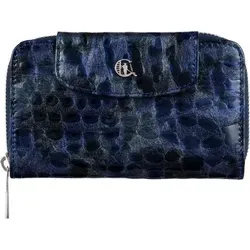 Brieftasche Canaletto PD1445s288RFID - Dunkelblau mit RFID-Schutz - Elegante Geldbörse aus hochwertigem Naturleder in tiefem Marineblau. Ausgestattet mit RFID-Schutz, 15 Kartenfächern und durchdachter Innenaufteilung – ideal für stilbewusste Frauen, die Sicherheit und Funktionalität schätzen.