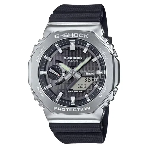 Casio G-Shock Bluetooth Uhr GBM-2100-1AER - Schwarz - Chronographen mit Bluetooth®-Technologie für kabellose Verbindung zum Smartphone, wasserdicht bis 20 Bar und ideal für den aktiven Lebensstil.