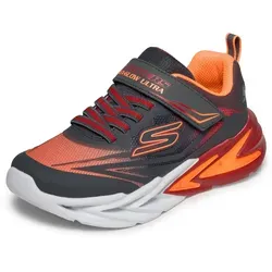 Skechers Vortex 2.0 Sneaker für Jungen - Anthrazit/Rot/Orange - Bequeme Sneaker mit gepolsterter Innensohle, ideal für aktive Kinder. Leicht und stylisch für jeden Tag.