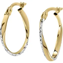 Christ Paar Creolen Damen-Creolen 585er Gelbgold - Klassische Creolen aus 585er Gelbgold, polierte Oberfläche, ideal als Geschenk in edler Verpackung, perfekt für jeden Anlass.