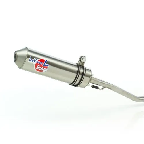 LeoVince 4T Racing HM-Titan Auspuff für 139QMB/QMA - Motorrad-Abgaskomplettanlagen, hochwertiger Auspuff von LeoVince für optimierte Leistung und sportlichen Sound bei Rollern und Mopeds.