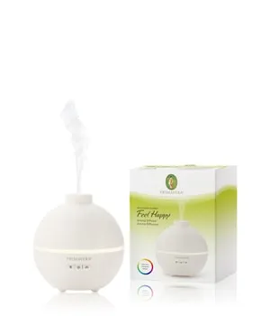 Primavera Diffuser Feel Happy - Aroma Vernebler für ätherische Öle, ultraschallbasiert mit 12h Beduftungszeit und stimmungsvollem Farbwechsel