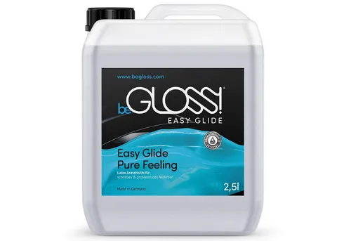 beGLOSS Easy Glide 2500 - Anziehhilfe für Latex Kleidung - Leder & Latex Accessoires - Hochwertige Anziehhilfe für ein 100% Latex-Feeling, schützt vor Verschleiß und verkleben, dermatologisch getestet und made in Germany.