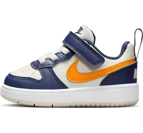 Nike Schuh Nike Court Borough Low Recraft Schuh Für Babys Und Kleinkinder, Lt Orewood BRN/Orange Peel-Midnight Navy, DV5458-126, 22 EU (6C US)