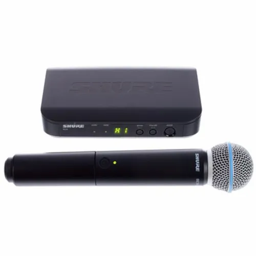 Shure BLX24/Beta58 T11 - UHF Wireless-System - Drahtlos Komplett-Sets mit Beta58 Handsender, ideal für Live-Performances, bis zu 3 Systeme gleichzeitig nutzbar, Quick-Scan Funktion für einfache Frequenzsuche.