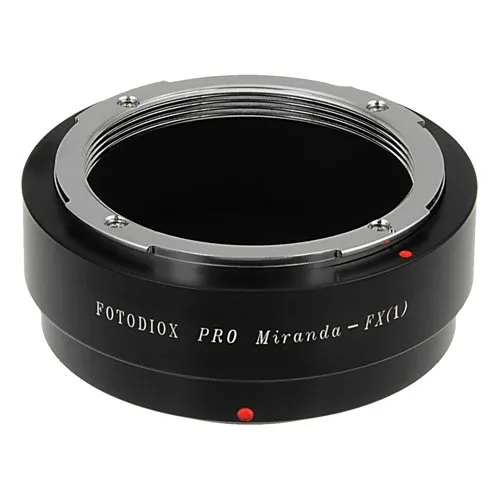 Fotodiox Pro Lens Mount Adapter Compatible with Miranda (Mir) Lenses on Fujifilm X-Mount Cameras