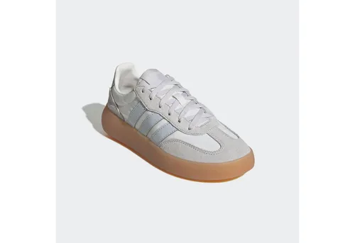 adidas BARREDA DECODE Kinder Sneaker – Sportlich und Komfortabel in Weiß - Sportliche Kinder Sneaker mit Schnürung, aus hochwertigem Leder und Textil. Ideal für aktive Kids, die Wert auf Stil und Komfort legen. Bitte 1,5 Größen größer bestellen.