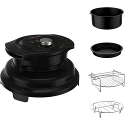Tefal Turbo Crisp Zubehör für Turbo Cuisine LF101810 - Sonstige Küchenkleingeräte, verwandelt Ihren Multifunktionstopf in eine Heißluftfritteuse für gesunde Gerichte mit 99 % weniger Fett und knusprigem Geschmack.