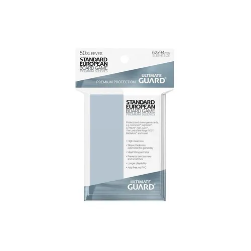 UGD010282 - Premium 50 Kartenhüllen für Brettspiel-Karten Standard...
