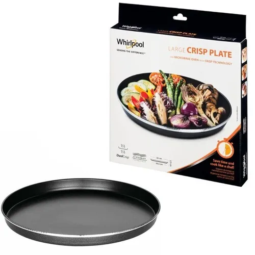 PIATTO CRISP WHIRLPOOL MIKROWELLE AVM305 GROSSE PLATTE 32x30,5x2,5 cm CRISP S...