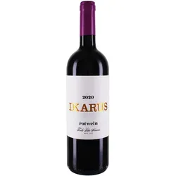 Thomas Hensel Ikarus Rotwein 2019 - Eleganter Cabernet Cubin - Rotwein aus Deutschland/Pfalz, reinsortiger Cabernet Cubin, 24 Monate Barrique gereift - perfekt für besondere Anlässe mit intensiven Aromen von dunkler Frucht und feinen Tanninen.