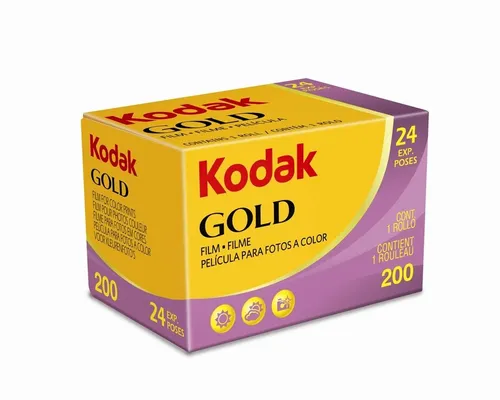 Kodak Gold 200 135 24 Kleinbildfilm - ISO 200 Farbnegativ, ideal für normale Lichtverhältnisse und brillante Farben