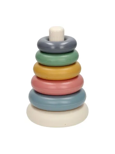 Cavallino Toys Stacking rings Pastel colors 7 pcs.