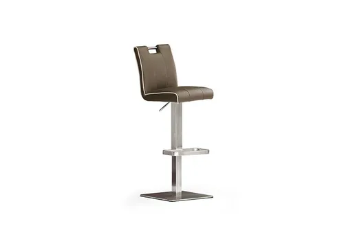 MCA furniture Bistrostuhl BARBECOOL - 180° drehbar, höhenverstellbar von 55-80cm - Barmöbel mit gepolsterter Sitzfläche und Rückenlehne, ideal für flexibles Sitzen. Der Stuhl ist stylish und bis 120 kg belastbar.