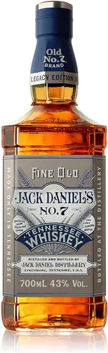 Jack Daniel's Sour Mash Tennessee Whiskey LEGACY EDITION No. 3 - GREY DESIGN 43% Vol. 0,7l - Whisky, limitierte Sammleredition mit elegantem grauen Design und reichhaltigem Geschmack von Vanille und Karamell, perfekt für Liebhaber und Sammler.