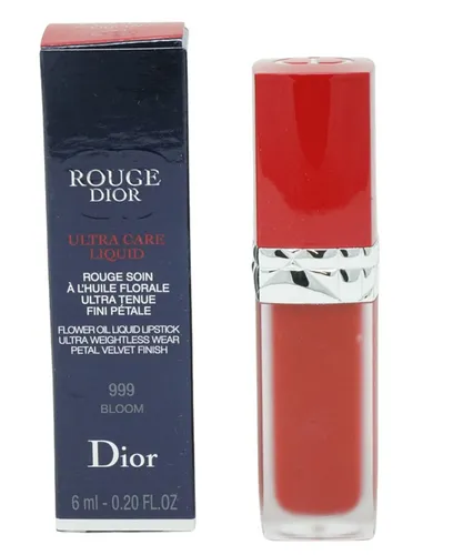DIOR Rouge Dior Ultra Care Liquid Lipstick 6 ml Nr. 999 - Bloom - Lippenstift mit Blütenöl für 12 Stunden Halt, sanftes Auftragen dank Blüten-Applikator und in 25 Nuancen erhältlich. Ideal für Pflege und Farbe.