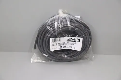Pollin Silikon -Litze 6,0 mm² schwarz Litze 85x0,30mm 10Meter