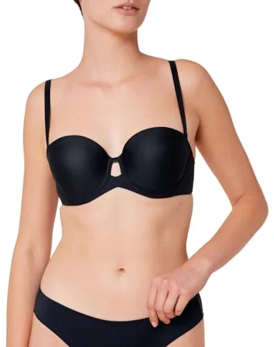 Triumph Damen Pure Micro WDP Bra, SCHWARZ, 70D - Funktionsunterwäsche mit gepolstertem Bügel-BH, aus recycelter Mikrofaser für höchsten Tragekomfort und perfekte Passform.