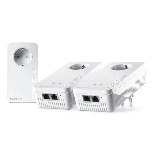 Devolo Magic 2 WiFi next Multiroom Kit - Powerline Adapter mit bis zu 2.400 Mbit/s, ideal für nahtloses Streaming und Gaming im ganzen Haus.