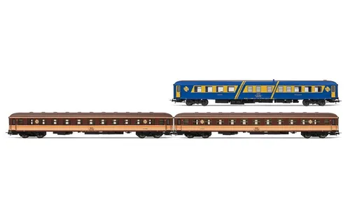 Electrotren HE4035, 3tlg. Set Personenwagen Costa Brava, RENFE, Neu & OVP, H0