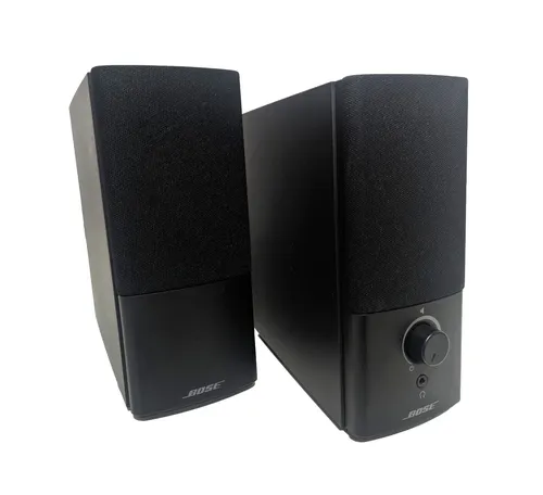 Bose Companion 2 Series III Multimedia Speaker schwarz - PC-Lautsprecher mit kraftvollem Klang und AUX-Anschluss, ideal für ein beeindruckendes Audioerlebnis zu Hause oder im Büro.