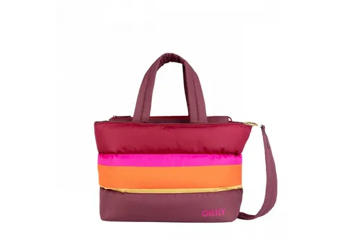 Oilily Hollys Handbag Colour Block - Handtasche aus der Colour Block Kollektion, robustes Material und stilvolles Design mit polierter Hardware für einen eleganten Look.