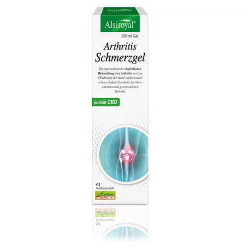 Alsiroyal Arthritis Gel 100mg – Kühlende Linderung bei Gelenkschmerzen - Kühlendes Gel zur Unterstützung der Gelenkpflege, ideal bei schmerzhaften Zuständen. Mit bewährten Inhaltsstoffen für eine angenehme Anwendung.