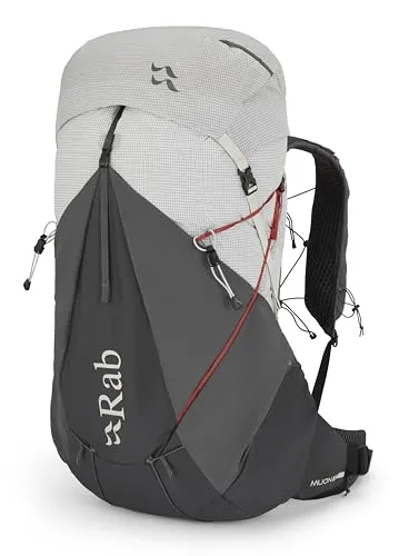 Rab Muon 50L - Ultraleichter Wanderrucksack - Rucksäcke für Langstreckenwanderungen, minimales Gewicht und außergewöhnliche Stabilität für schwere Lasten, ideal für Trekkingtouren.