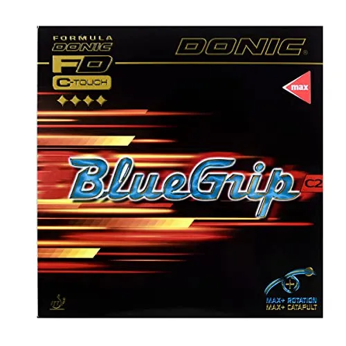Donic BlueGrip C2 Tischtennisbelag, rot, 2,3 mm - Hochwertiger Tischtennisbelag Donic BlueGrip C2 in rot, 2,3 mm, ideal für präzise Schläge und optimalen Spin. Perfekt für ambitionierte Spieler.