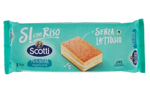 Scotti Merendina con Farina di Riso Snack mit Reismehl laktosefrei 200g