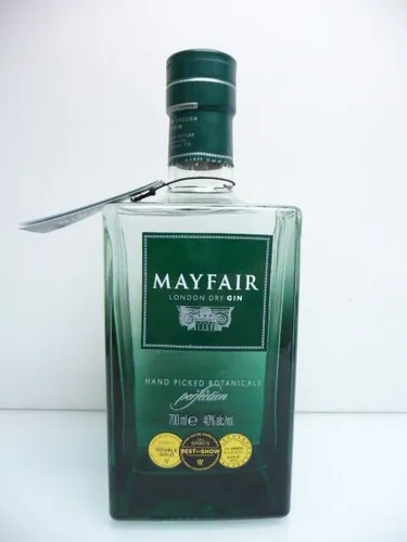 Mayfair London Dry Gin Hand Picked Botanicals Originalabfüllung 40% 70cl