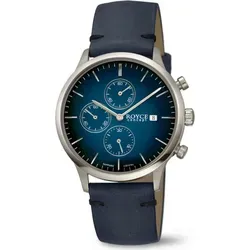 Boccia Titanium Herren Chronograph Armbanduhr ROYCE Concept 3744-01 - Chronographen aus ultraleichtem Titan mit kratzfestem Saphirglas und edlem Lederband – ideal für stilbewusste Herren, die Komfort und Funktionalität schätzen.