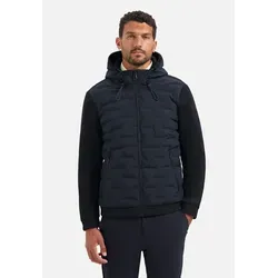 NO EXCESS Anorak Jacket Short Fit Sealed Hooded Knit - Funktionsjacke mit gesteppter Front und Strickärmeln für optimalen Tragekomfort, ideal für lässige Layering-Looks an kühlen Tagen.