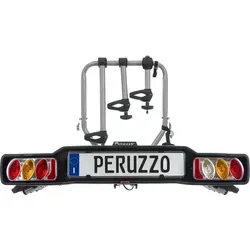 PERUZZO Fahrradträger SIENA - Sicherer Transport für 4 Fahrräder - Fahrradträger mit neigbarem Design für einfachen Kofferraumzugang, aus robustem Stahl und für bis zu 60 kg Gesamtgewicht geeignet. Ideal für Familienausflüge!
