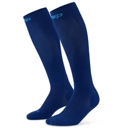 Cep Damen Core Run Tall Socks 5.0 blau - Sportsocken mit ergonomischer Passform und atmungsaktiven Stoffen für höchsten Komfort und Leistung beim Sport. Ideal für Laufen, Radfahren und Fitness.
