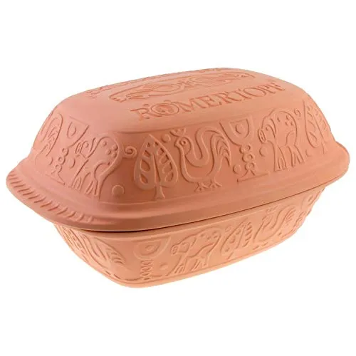 ROEMERTOPF Bräter Klassik Dampfgarer 4 Liter - Römertöpfe für 6 Personen, ideal für gesunde Dampfgargerichte. Traditionelles Design mit praktischem Griff zur Einhandbedienung.