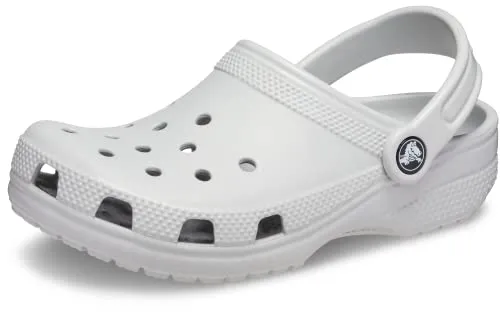 Crocs Kid's Classic Clog - Graue/Weiße Sandalen für Kinder - Bequeme und praktische Sandalen für Kinder, ideal für Freizeitaktivitäten. Erhältlich in Größe J5 (EU 37-38). Entdecken Sie weitere Crocs Angebote im Bergfreunde.de Online-Shop!
