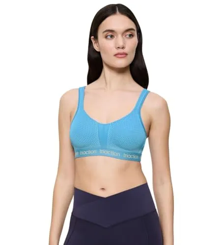 Triumph Women's Triaction Energy Lite N EX Bra, Türkisblau, 70D - Funktionsunterwäsche für hochintensive Sportarten, mit weichen, geformten Cups für optimalen Komfort und Unterstützung während des Trainings.
