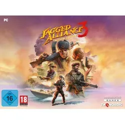 Jagged Alliance 3 - PC - Tactical Edition - Limitiertes Sammlerstück mit wasser- und staubdichtem Outdoor-Case, Heavy Duty Tactical Belt und 36 Charakterkarten. Erlebe spannende taktische Kämpfe und rekrutiere einzigartige Söldner in einer offenen RPG-Welt.
