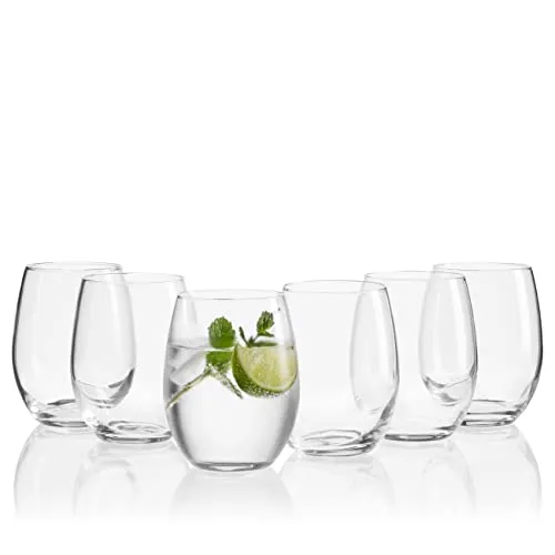 MÄSER Wasserglas 36 cl, 6-er Set - Il Premio - Hochwertiges Gläser-Set aus Kristallglas, spülmaschinenfest und ideal für jeden Anlass – perfekt für elegante Dinner oder entspannte Abende.