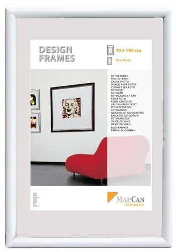 Kunststoff Bilderrahmen Design Frames weiß, 10,5 x 15 cm  Bilderrahmen